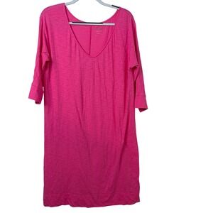 Lilly Pulitzer T-Shirt Dress L Pink Good